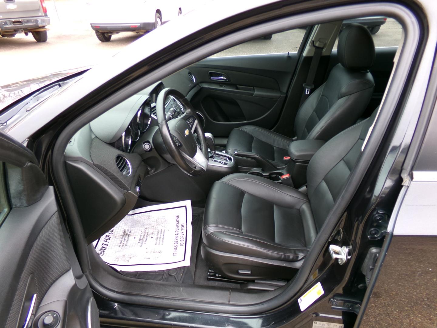 2013 Carbon Flash Metallic /Black Chevrolet Cruze LTZ (1G1PG5SBXD7) with an 1.4L Turbo engine, automatic transmission, located at 401 First NE, Bearden, AR, 71720, (870) 687-3414, 33.726528, -92.611519 - Photo#7